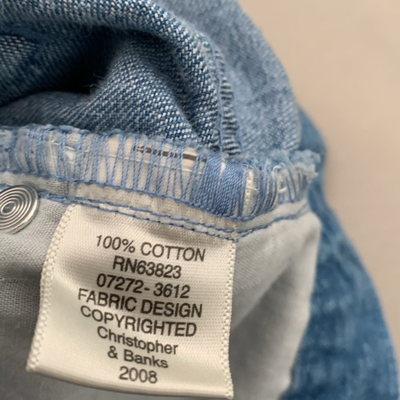 Christopher & Banks Embellished Capri Jeans Bundle Size 6 - Picture 6 of 6